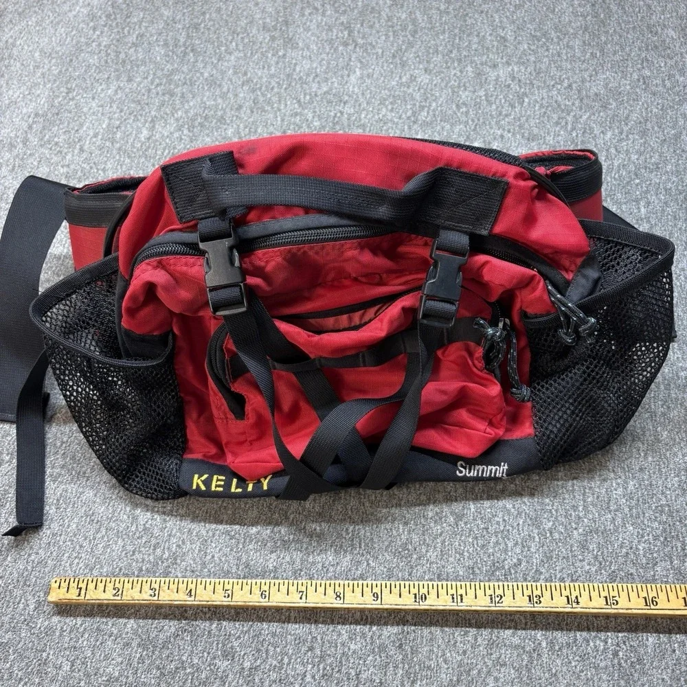Vintage Kelty Summit 700 Hiking Hip‎ Pack Camping Trail Waist Bag Fanny Red